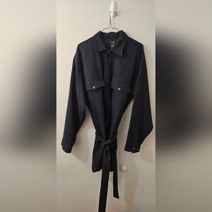 Women's Black Jacket with Belt